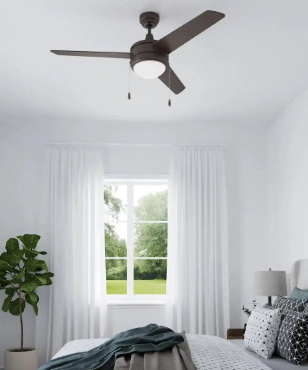 Ceiling Fan | 50 Inch | 3-Blade | Oil Rubbed Bronze LED Light