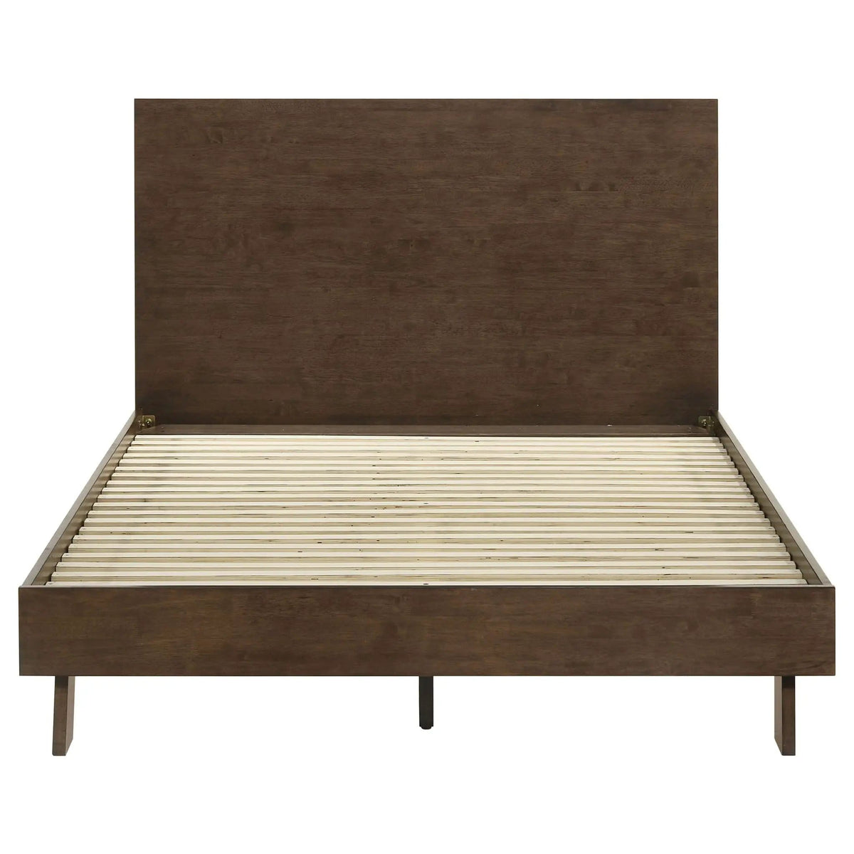 Glenwood 48-inch Queen Platform Panel Bed Warm | 62.5 x 83.5 x 48 in | Wood | Brown