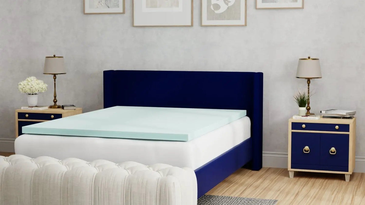 3 Inch Mattress Topper | Cooling Gel Memory Foam | Plush Feel | Twin Size