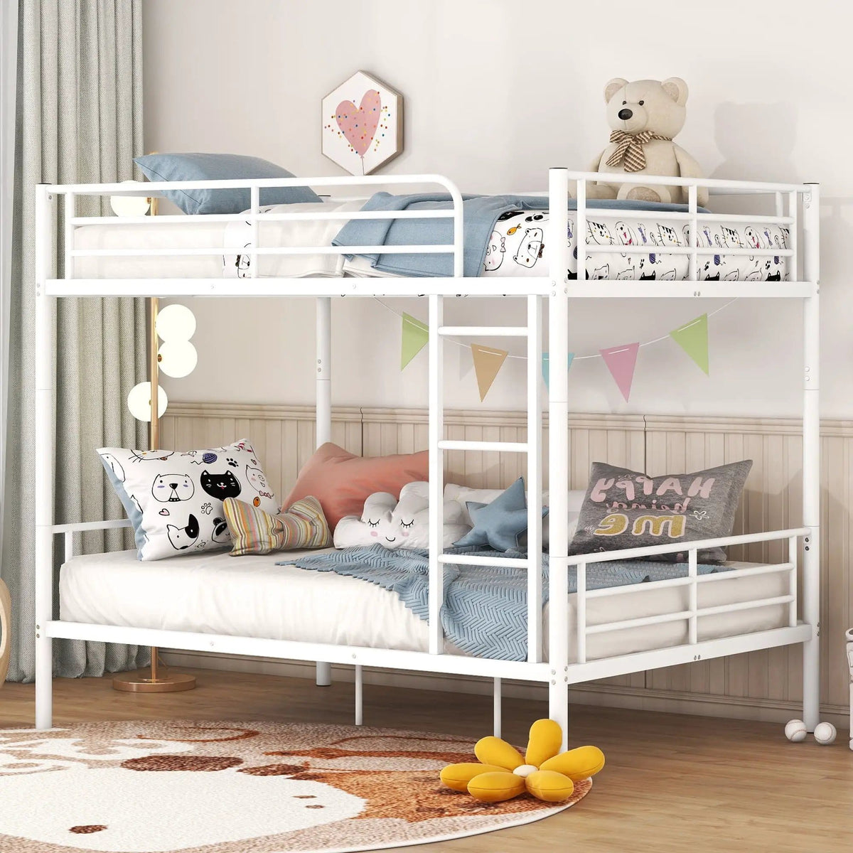 Steel Construction Bunk Bed | 4 Pieces | Steel | Bedroom