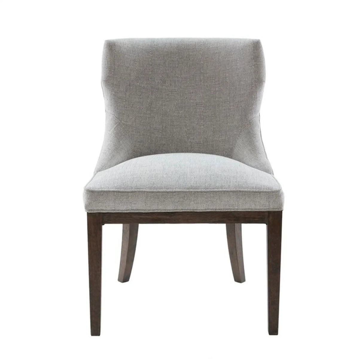 Hutton Dining Side Chairs | Set Of 2 | Gray | 4.5 Inch Thick Seat Cushion