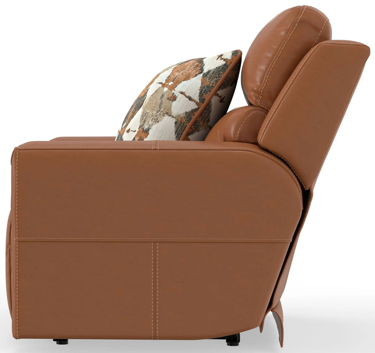Arezzo Power Headrest Power Lay Flat Recliner With Zero Gravity/Extended Ottoman | 2 Pieces | Leather | Living Room