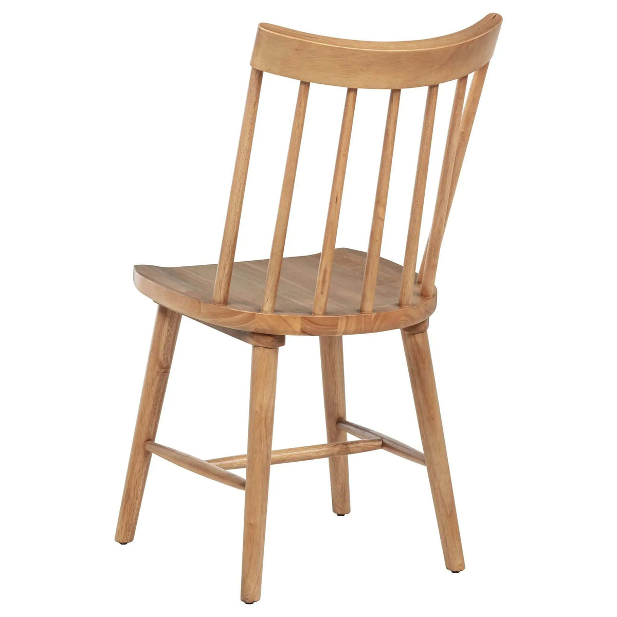 Middleton Solid Wood Dining Side Chair Brown (Set of 2) | 18 x 23.25 x 36.75 in | Solid Wood & Rubberwood | Dining Room