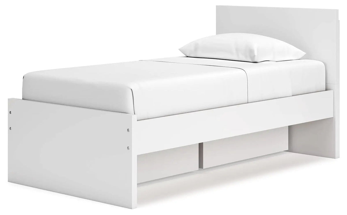 Onita Panel Platform Bed | Minimal Design | Ultra-Clean Lines | Easy-Elegant Solid Finish