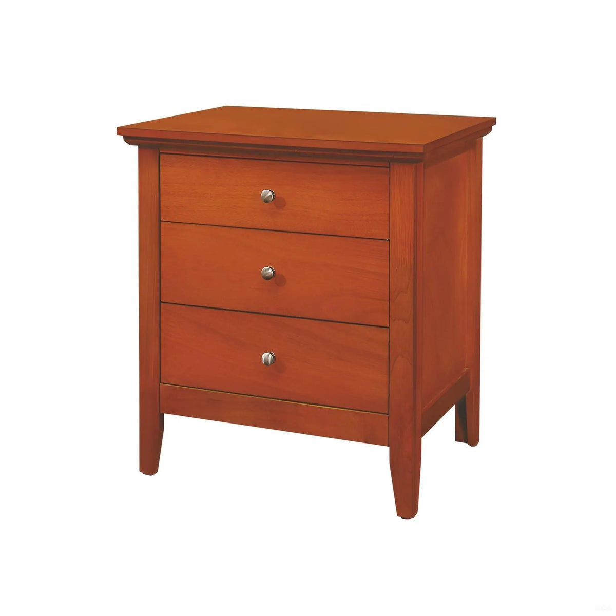 3 Drawer Nightstand | Real Wood Veneer | Dovetail Joints | Fully Assembled