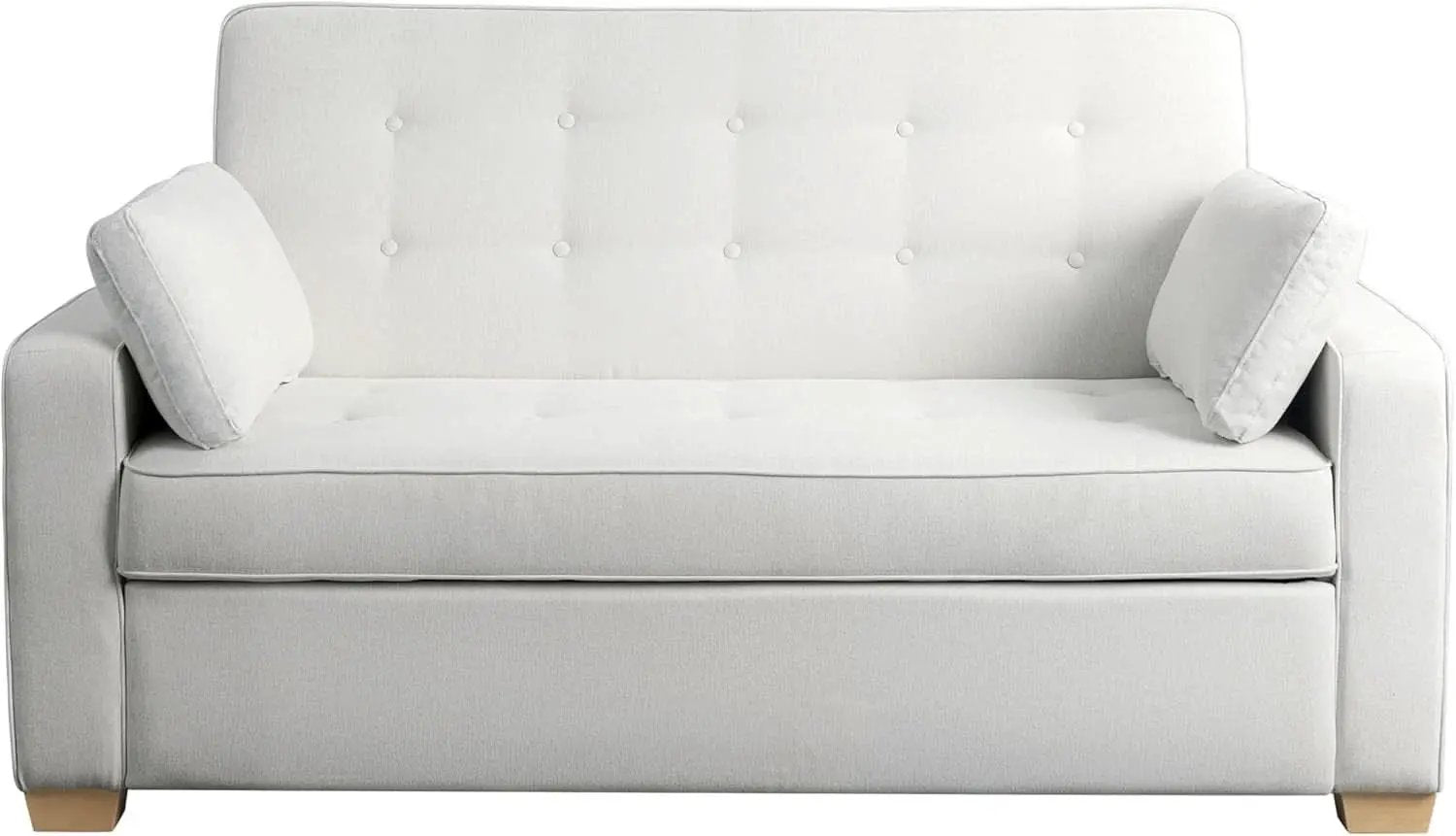 Queen Size Convertible Sleeper Sofa Oyster Upholstery from PriceLows™