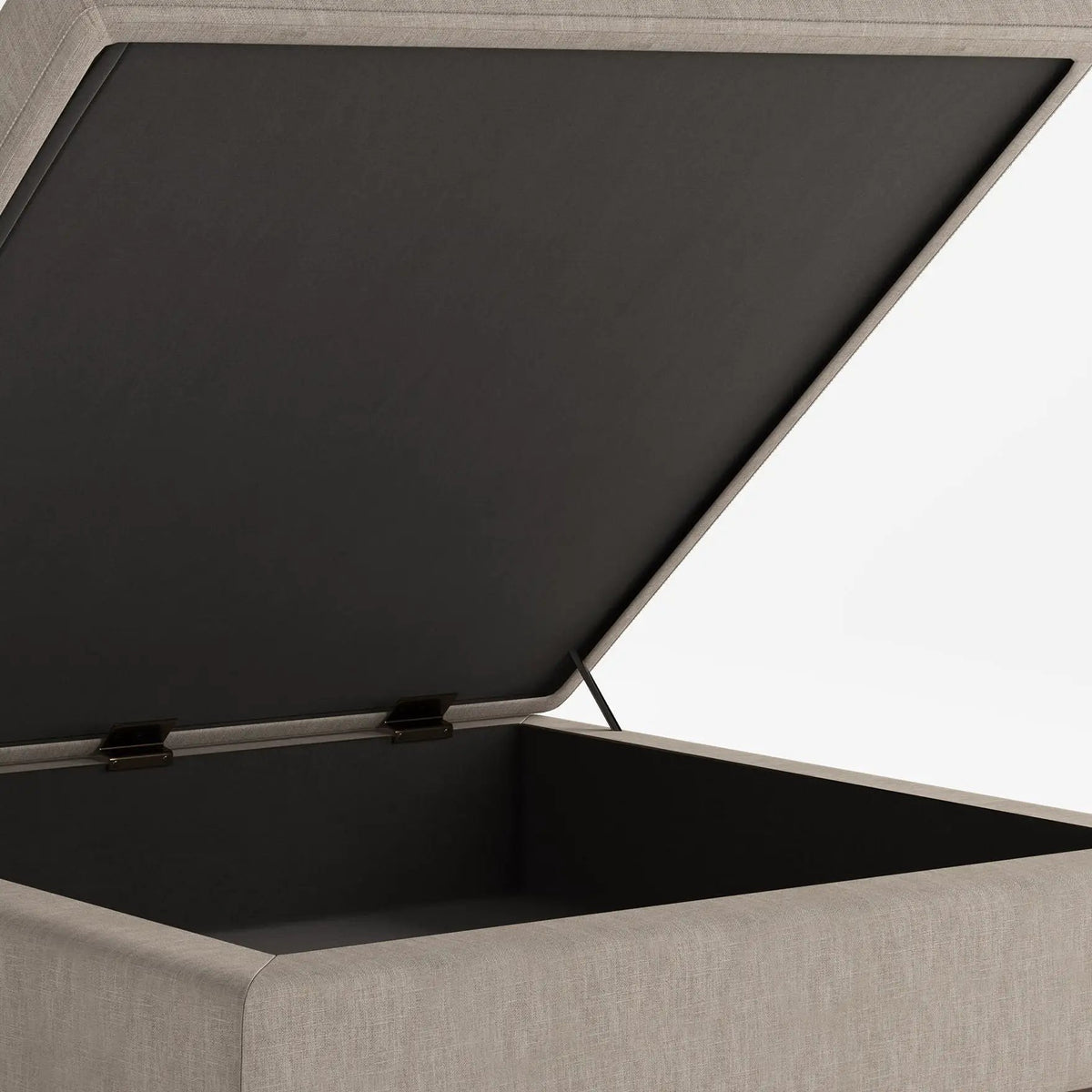 Owen Square Coffee Table Storage Ottoman | Hydraulic Lift-Up Lid | Multifunctional | 35.8 Inch Width