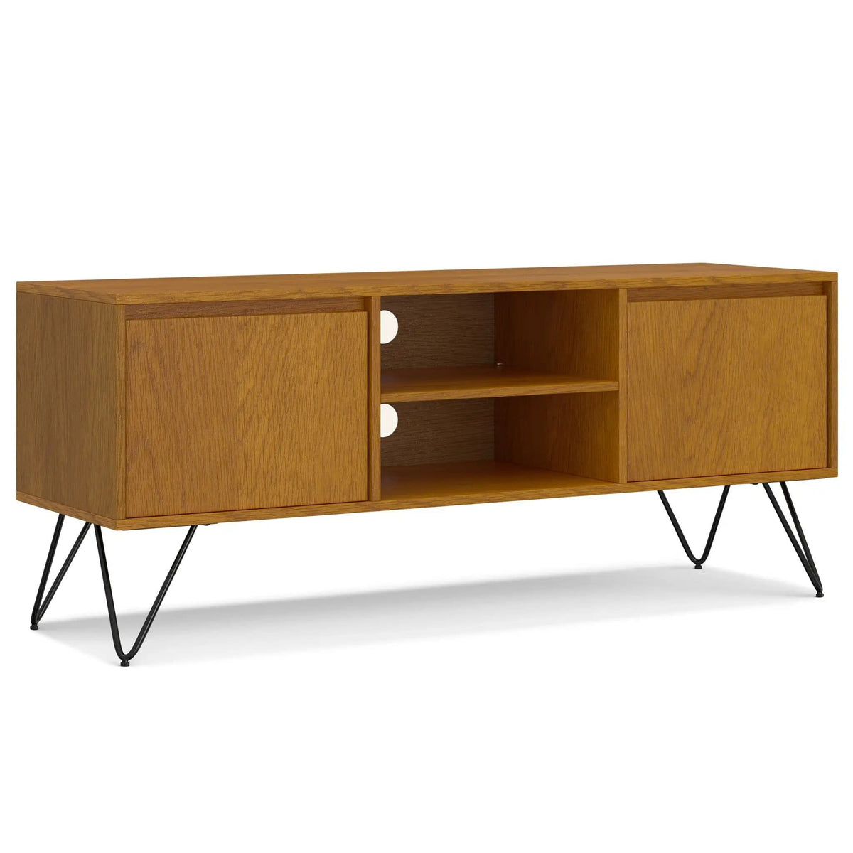 Hunter Handcrafted TV Media Stand | 3 Pieces | Iron & Metal | Living Room
