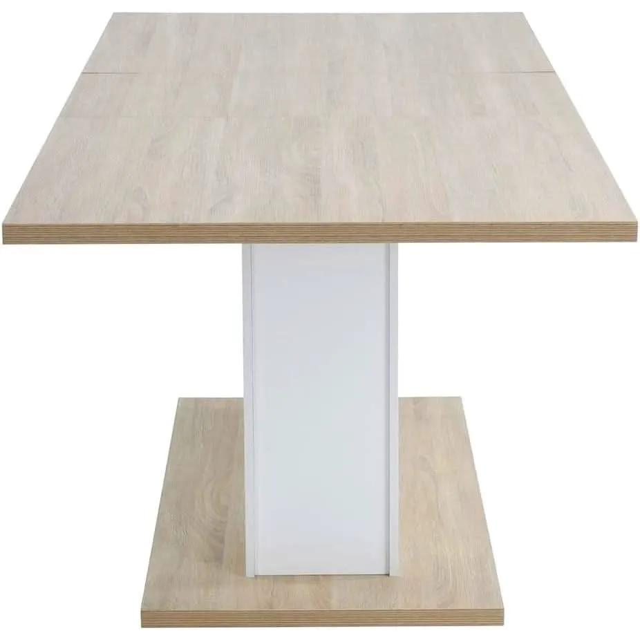 Extensible Dining Table For 4 To 8 People Wooden Top from PriceLows™
