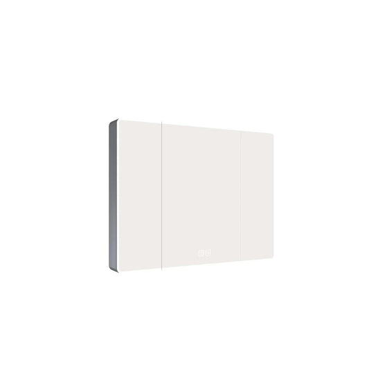 Aluminum Medicine Cabinet Mirror | LED Light | Defogging Function | 35 Inch Width