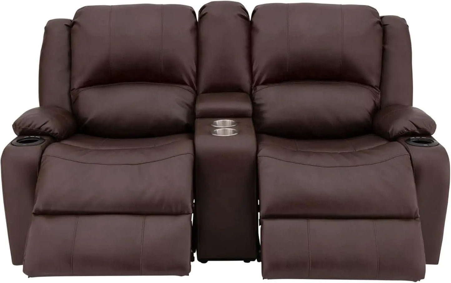 67 Inch Powered RV Wall Hugger Recliner Sofa Mahogany from PriceLows™