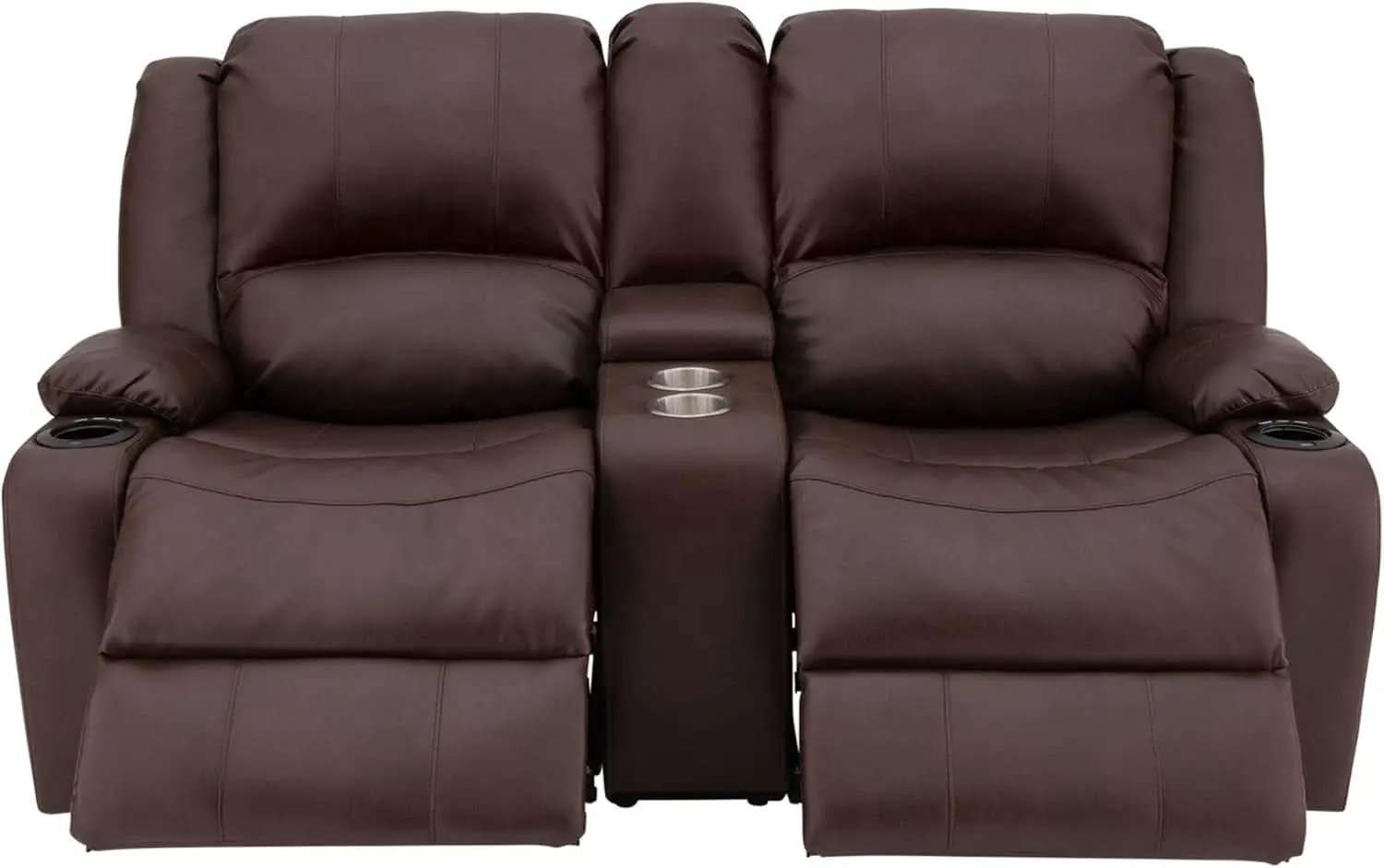 67 Inch Powered RV Wall Hugger Recliner Sofa Mahogany from PriceLows™
