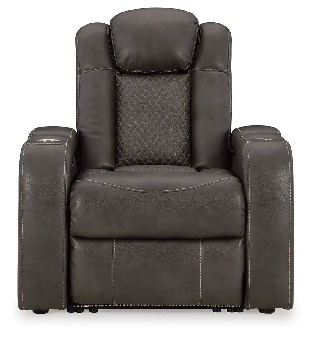 Fyne-dyme Power Recliner/Adj Headrest Reclining Chair | 2 Pieces | Living Room Furniture | Living Room