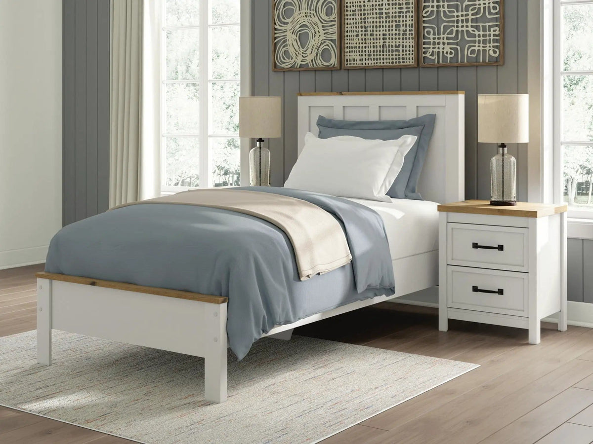 Kerisden Panel Complete Bed Frame | 3 Pieces | Bedroom Furniture | Bedroom