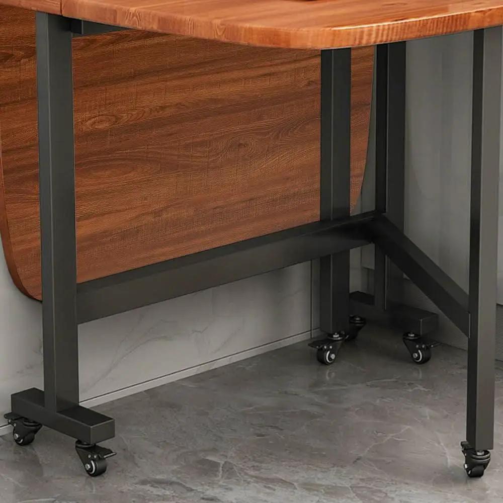 Forty Seven Inch Drop Leaf Folding Dining Table Solid Wood from PriceLows™