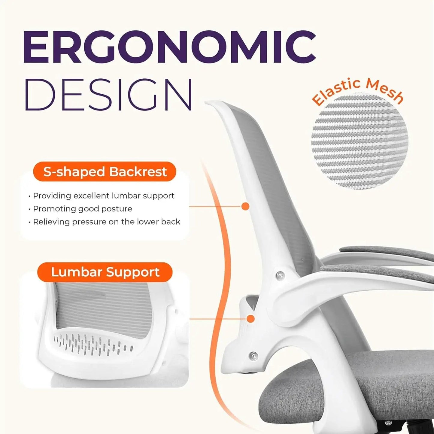 Ergonomic Gaming Chair With Lumbar Support And Adjustable Height from PriceLows™