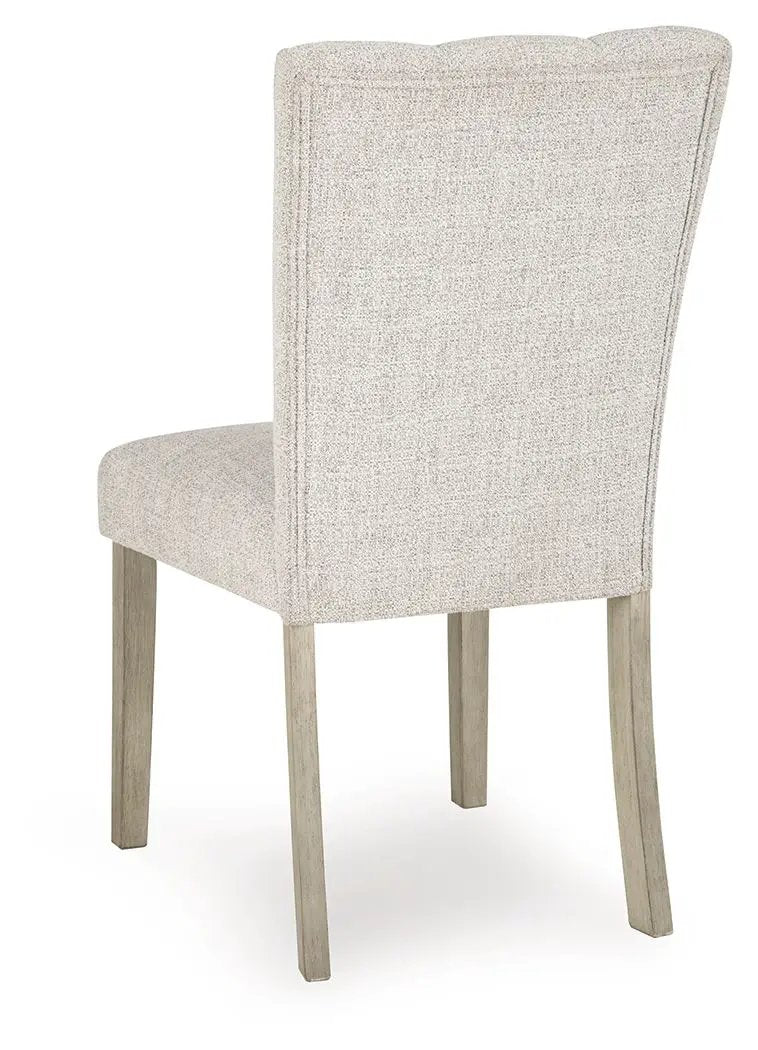 Larawyn Dining Side Chairs | Set Of 2 | Bisque | Upholstered Seats