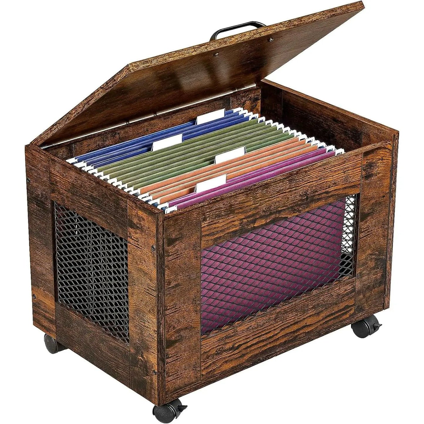 Rolling File Cabinet With Hanging Folders For Mobile Office from PriceLows™