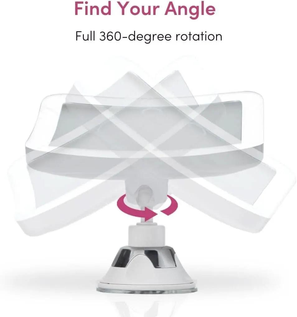Rechargeable 10X Magnifying Mirror With LED Lights from PriceLows™