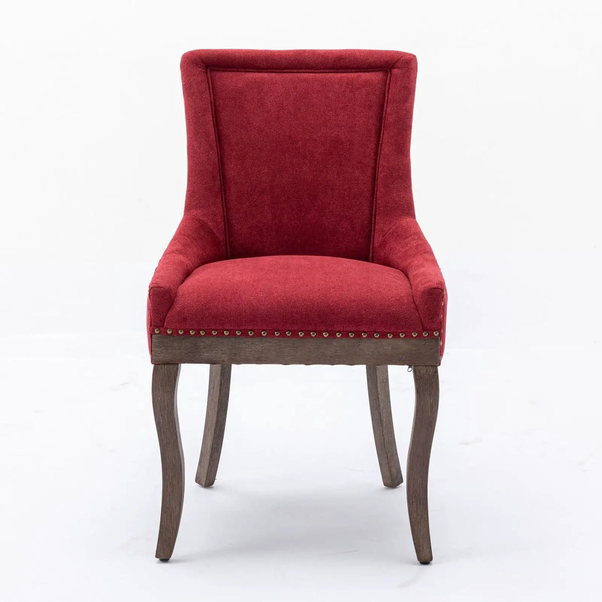 Ultra Side Dining Chairs | Set Of 2 | Luxurious Fabric | Mid-Century Modern Look