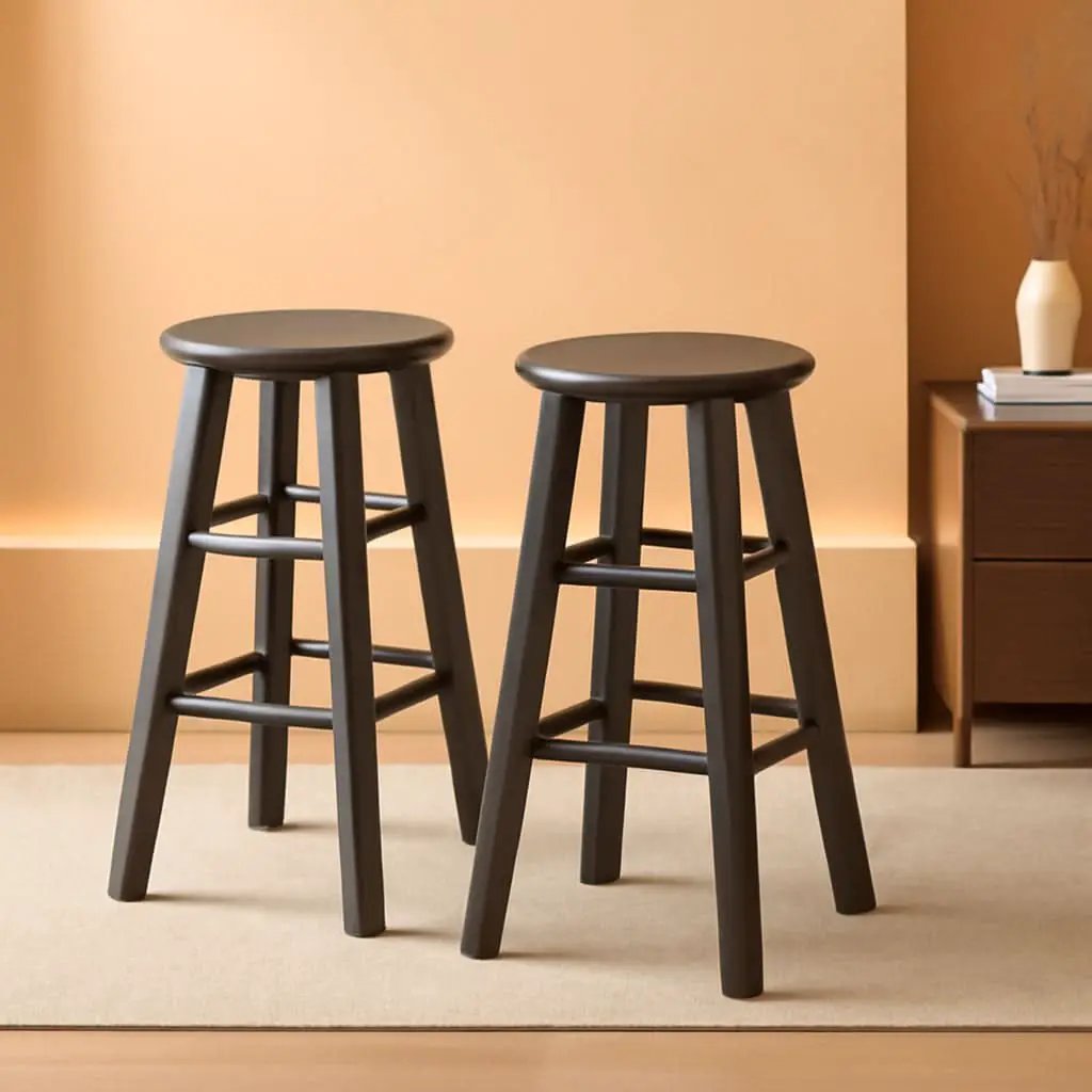 Element 2 Piece 24In Counter Stool Set Oyster Gray from PriceLows™