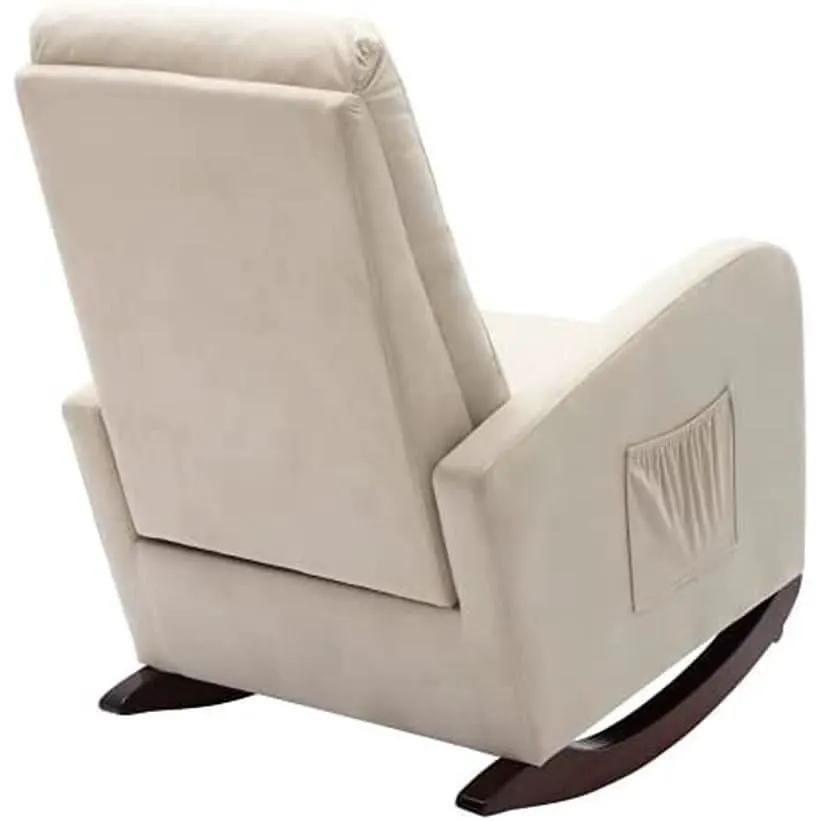 Beige Fabric Manual Recliner Chair for Home Theater from PriceLows™