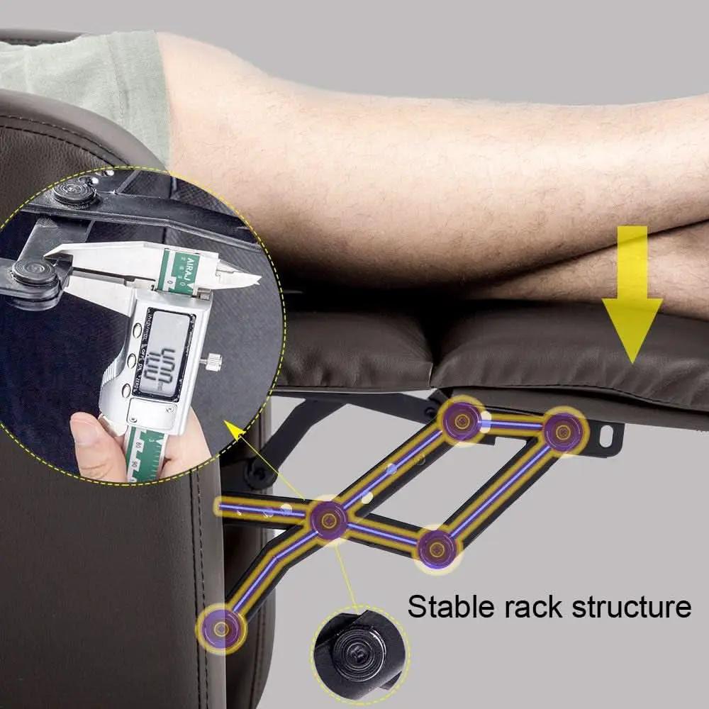 Recliner Chair With Adjustable Footrest And Reclining Back from PriceLows™