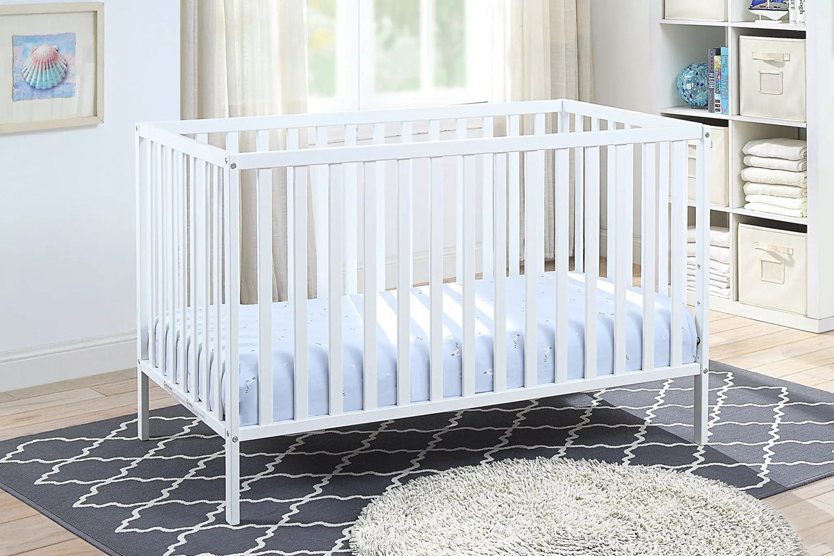 Palmer 3-In-1 Island Crib | Convertible To Toddler Bed And Daybed | Solid Wood Construction | Soft Color