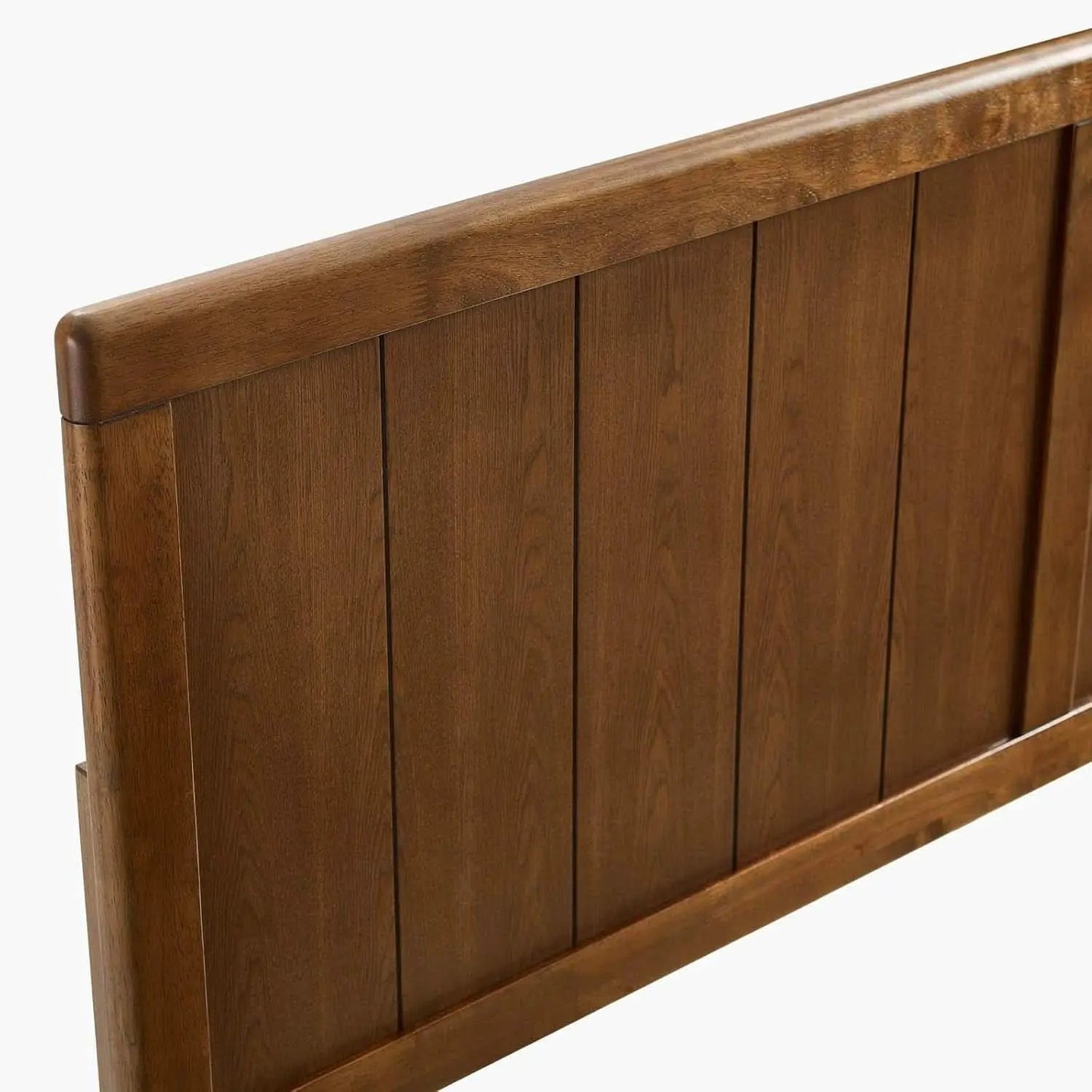 Mid-Century Walnut King Headboard With Contemporary Design from PriceLows™