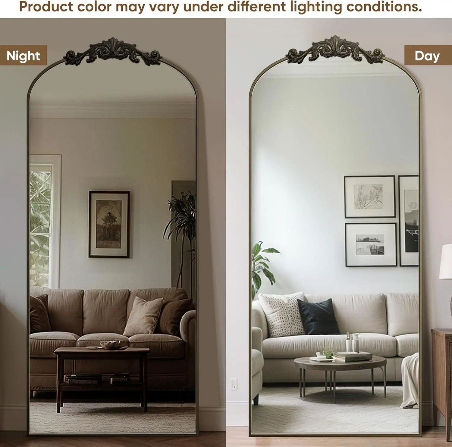 Full Length Floor Mirror 71x28 Inch Bronze For Bedroom from PriceLows™