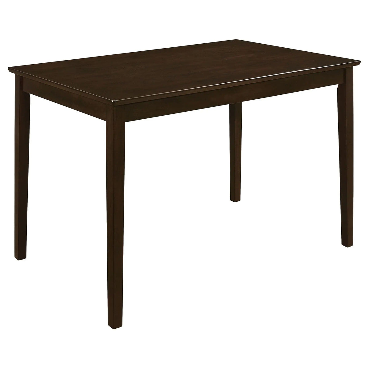 Guillen 5-piece Rectangular Dining Table Set | 5-Piece Set | Rubberwood & Engineered Wood | Cappuccino