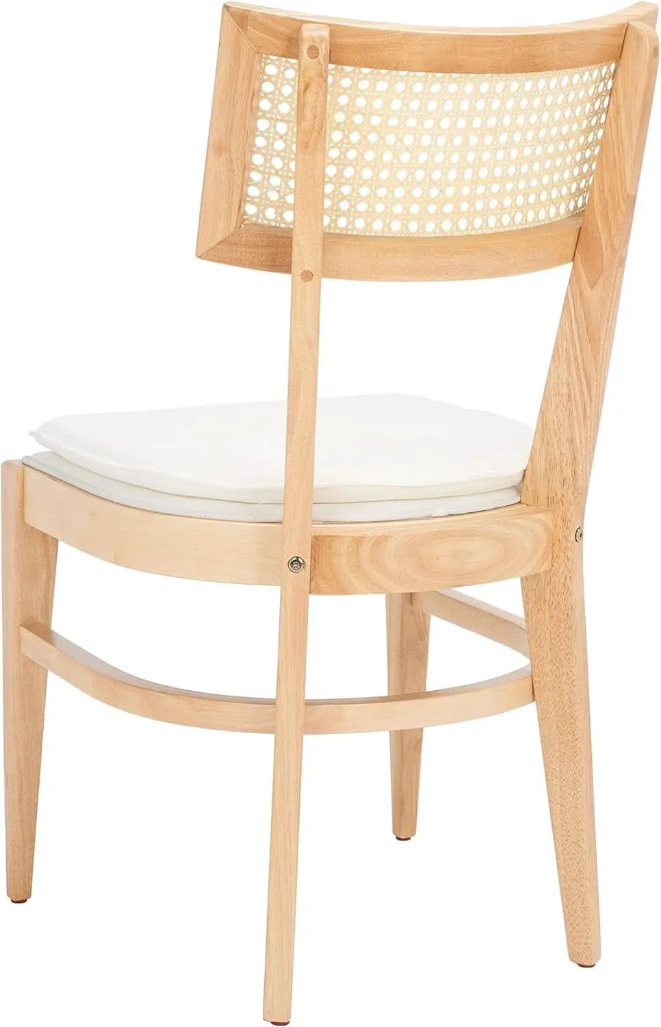 Dining Chair Natural Finish With Cane Detail Cushions from PriceLows™