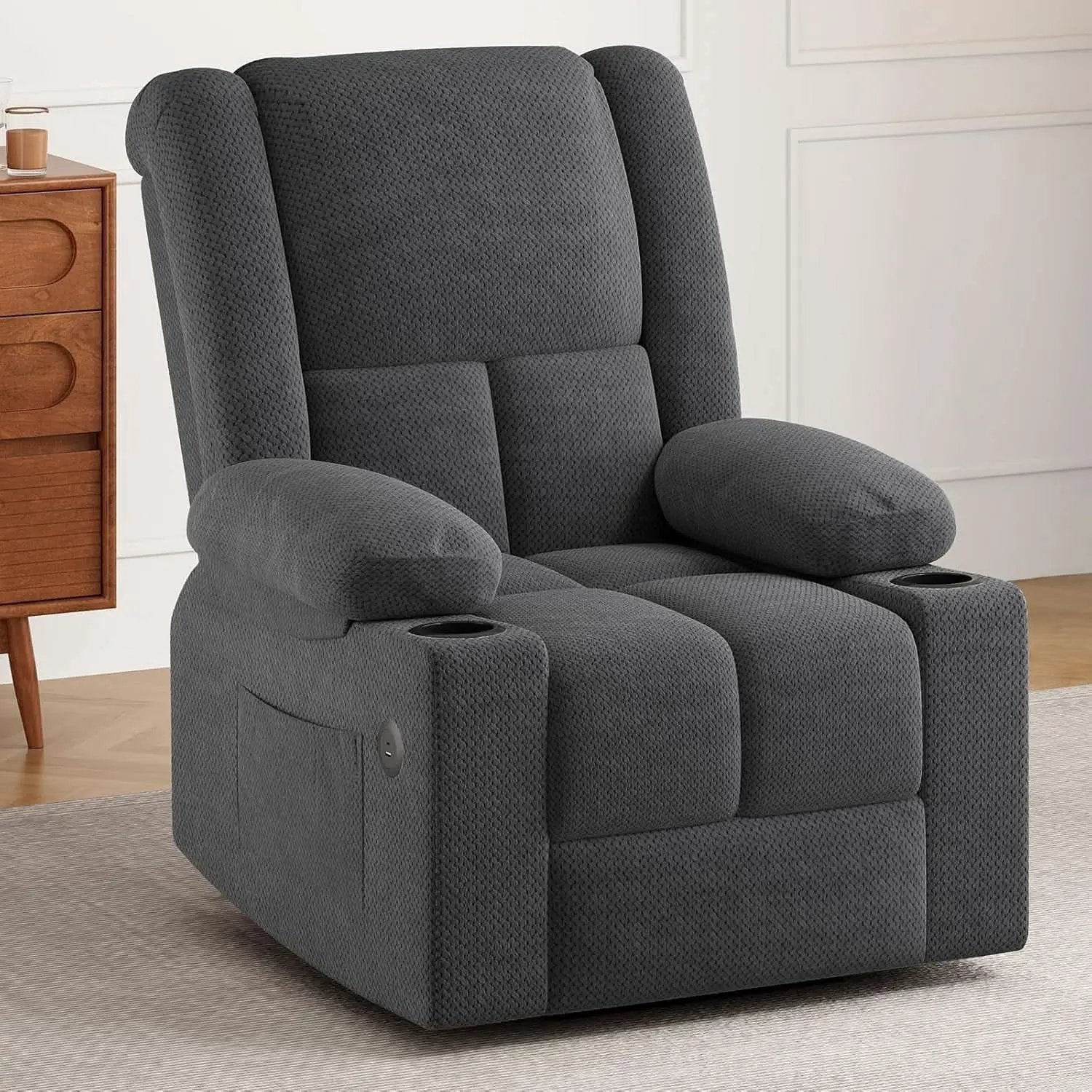 Power Lift Recliner Chair With Massage And Heat USB Ports from PriceLows™