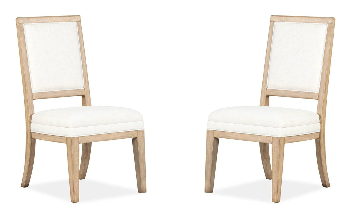 Coventry Upholstered Side Chair (Set of 2) | 23.63 x 20 x 37.88 in | Oak Veneer | Honey Maple