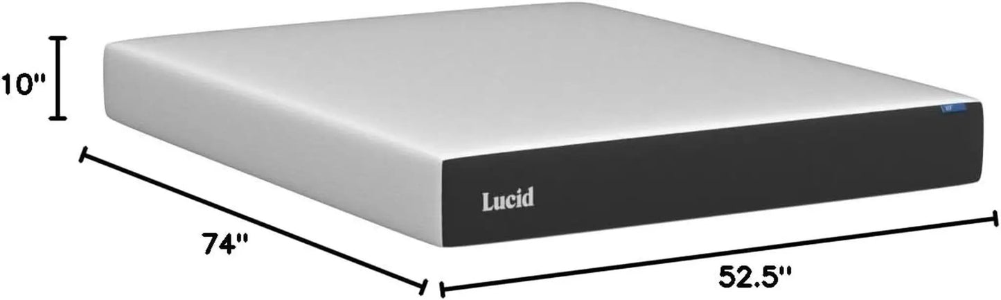 Full Size Memory Foam Mattress Bamboo Charcoal Gel Infusion from PriceLows™