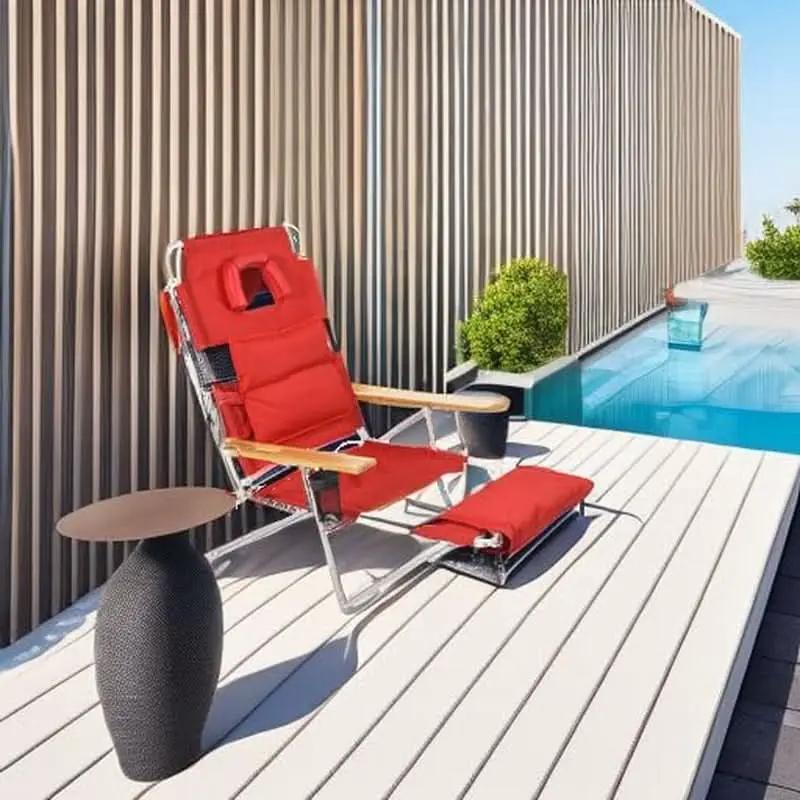 Deluxe Lightweight Reclining Lounge Chair with Footrest from PriceLows™