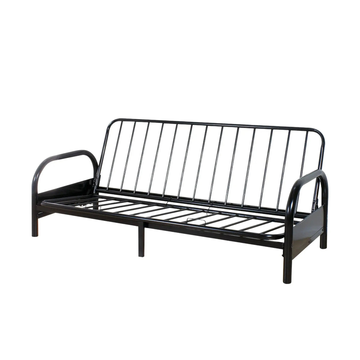 Alfonso Adjustable Sofa Frame | Black Metal | Metal Armrests | Cushions Not Included