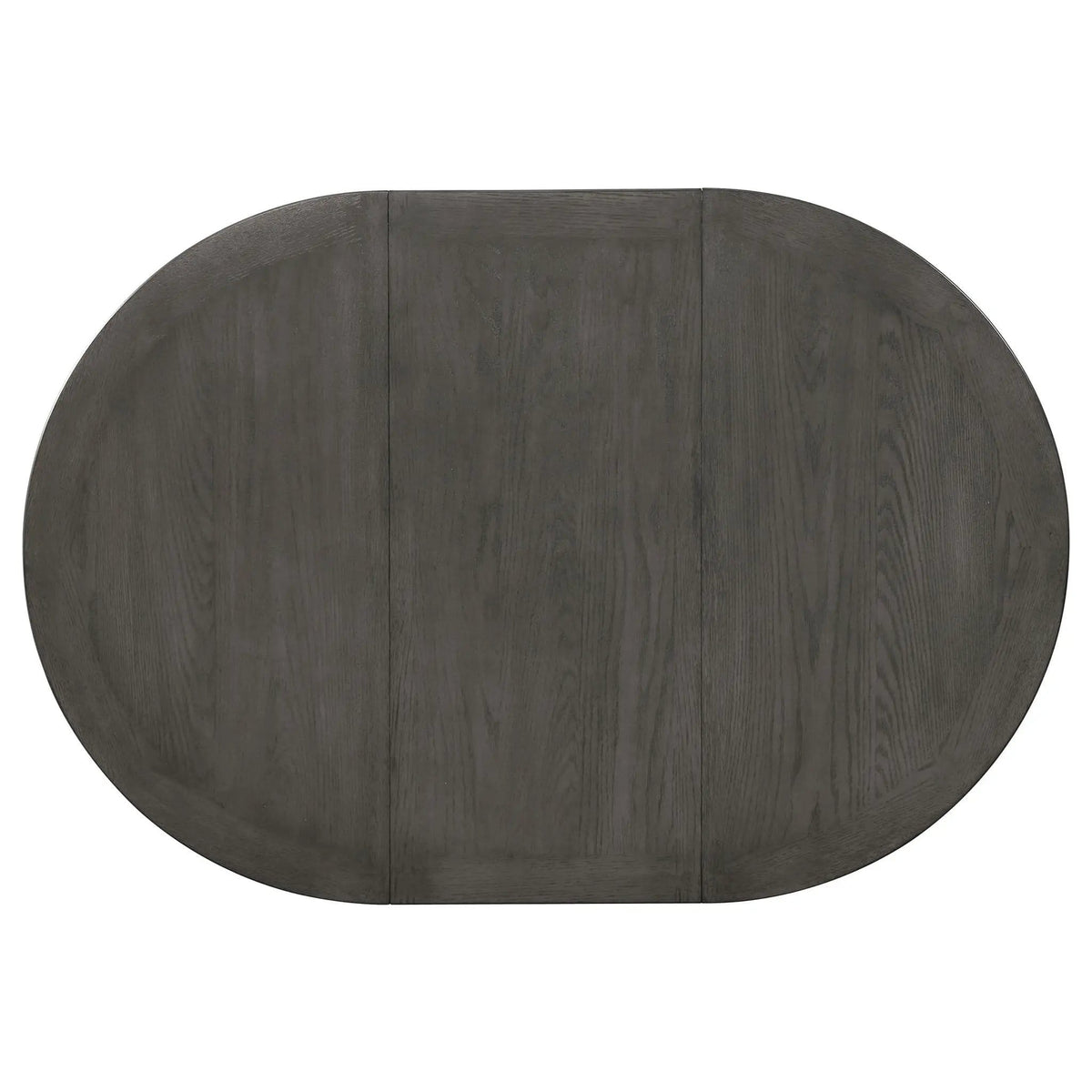 Lavon Oval 60-inch Wood Extension Leaf Dining Table Medium | 42.25 x 42 x 30.5 in | Wood | Grey