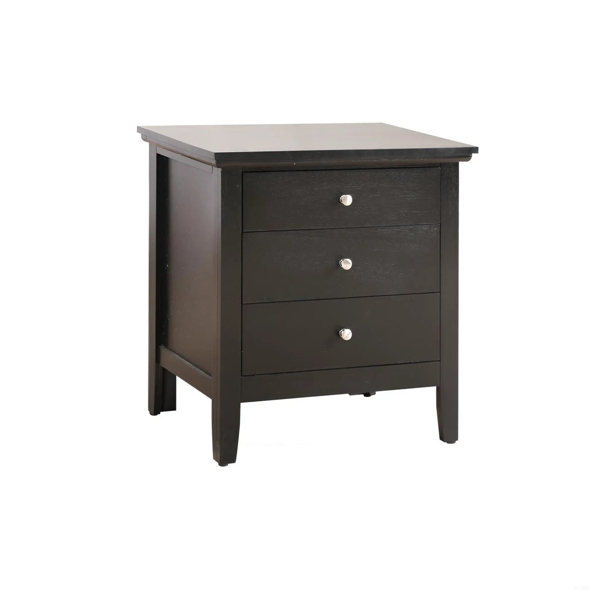3 Drawer Nightstand | Real Wood Veneer | Dovetail Joints | Fully Assembled