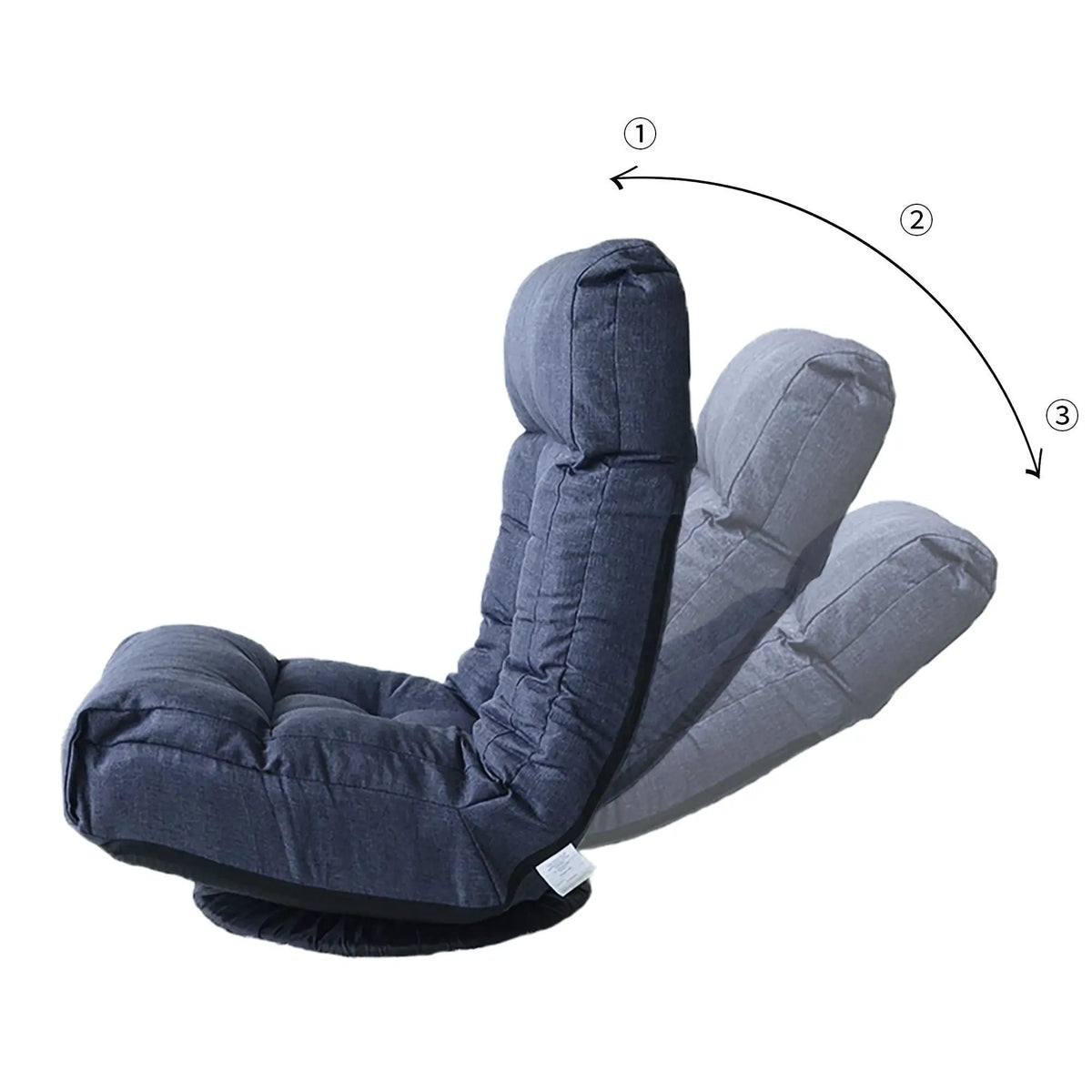 Adjustable Reclining Floor Chair | Metal Frame | Folding