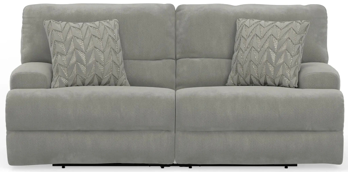 Renaldo Power Sofa With Zero Gravity Recline | 93 x 43 x 43 in | Polyester & Fabric | Stone