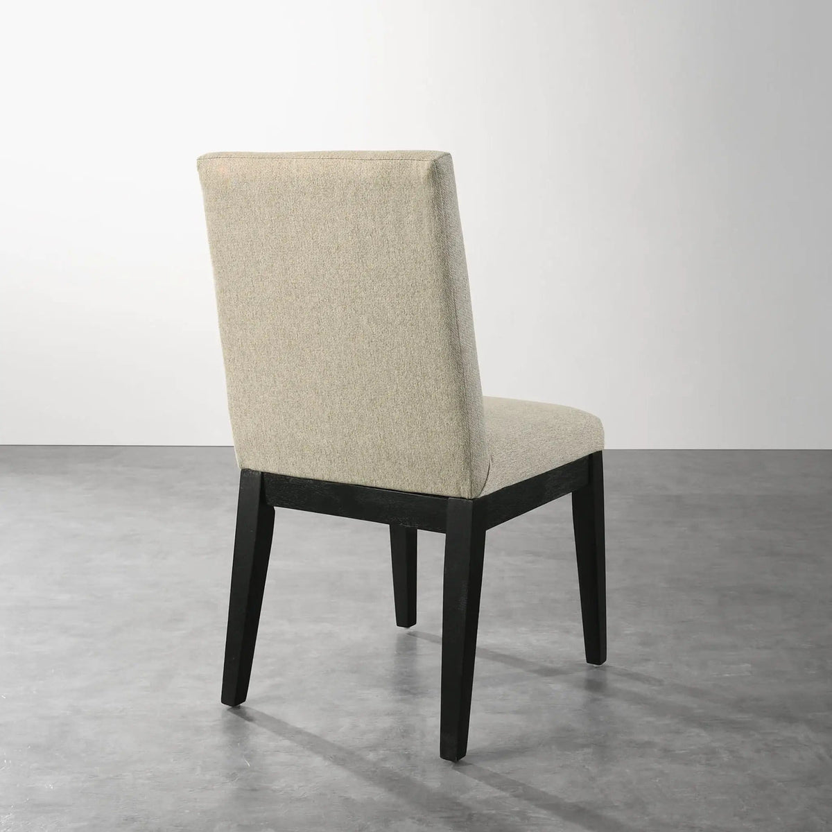 Roundhill Furniture Rocco Contemporary Solid Wood Dining Chairs (Set of 2) | 19 x 22 x 34 in | Solid Wood & Rubberwood | Beige