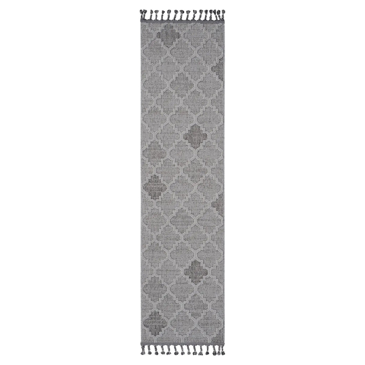 Guros Trellis Indoor Outdoor Rug | 74 x 48 Inch | Stain Resistant | Non-Shedding