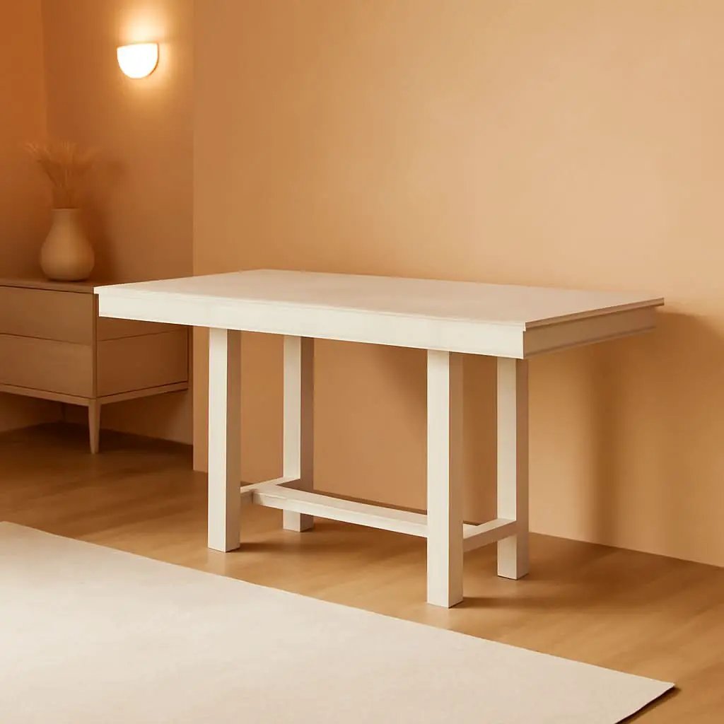 Robbinsdale Counter Height Dining Extension Table 42W 86D White from PriceLows™