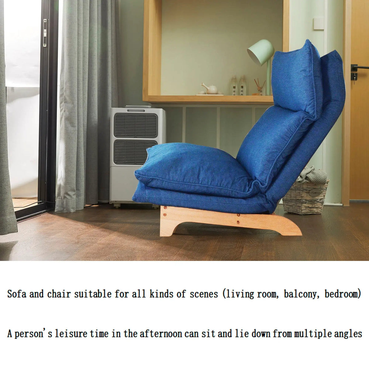Single Lazy Sofa Chair | Ergonomic Support | Thick Padding | One Seater