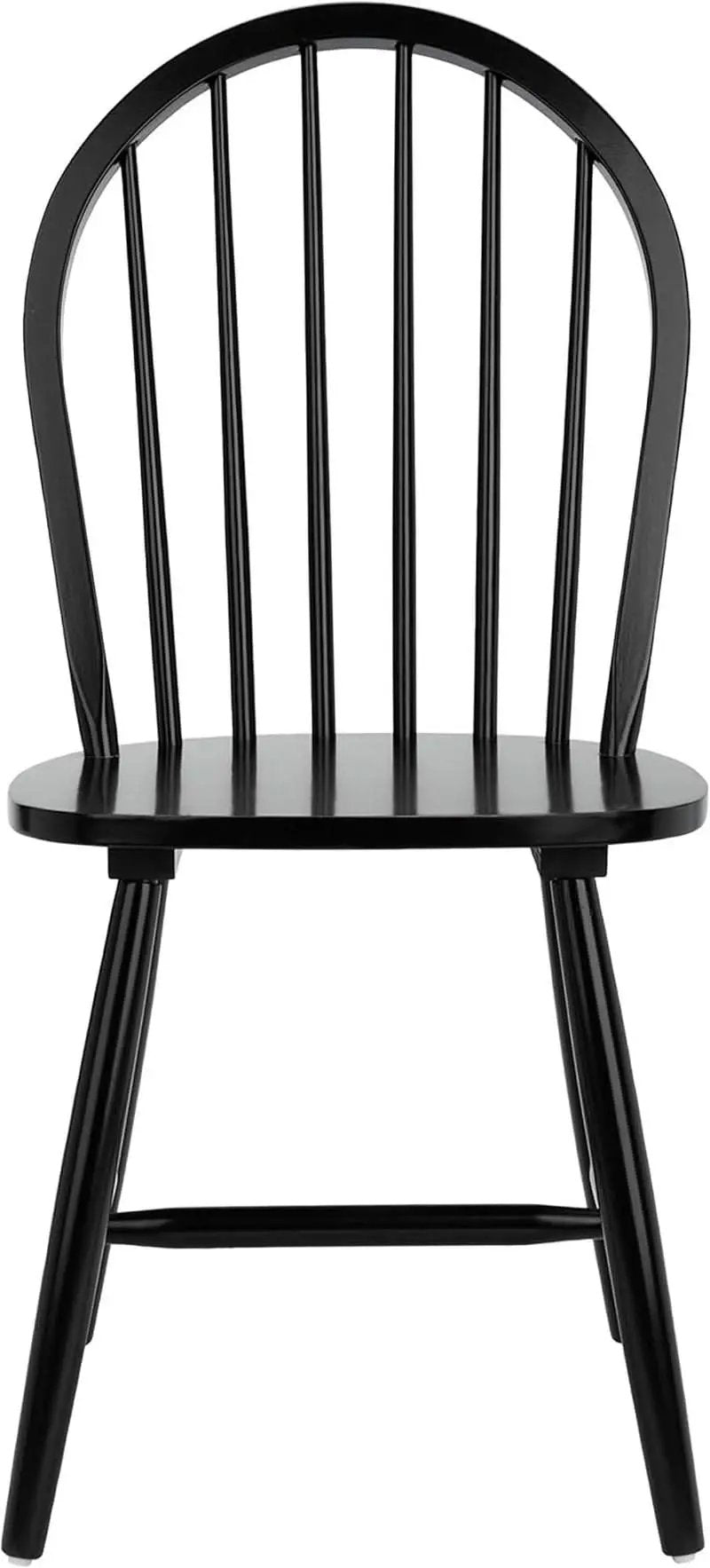 Home Camden 18 Inch Black Farmhouse Dining Chairs Set Of 2 from PriceLows™