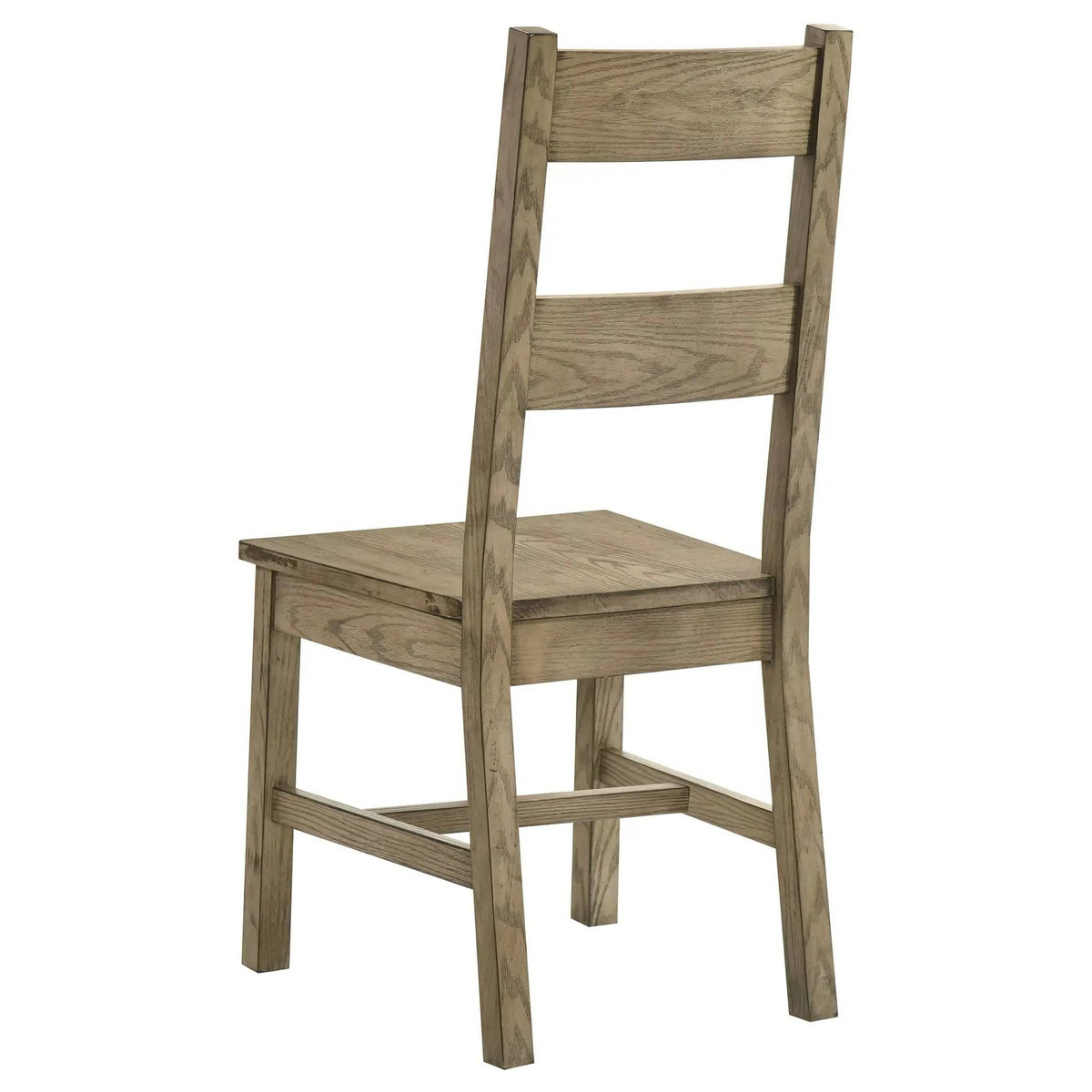 Cardova Solid Wood Dining Side Chair Vineyard Oak (Set of 2) | 18.5 x 21 x 42.25 in | Solid Wood & Rubberwood | Dining Room