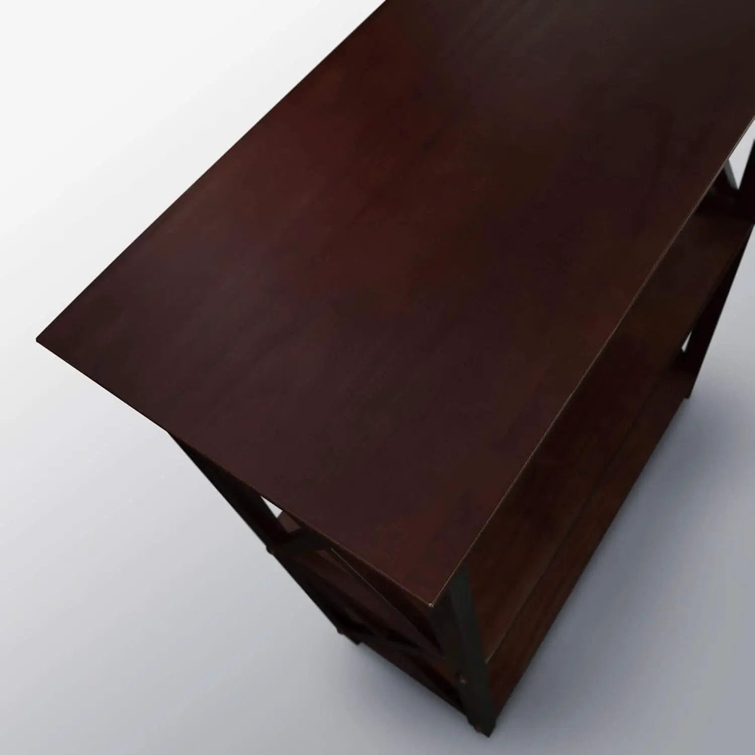 Three-Shelf Solid Wood Bookcase For Home Office Storage from PriceLows™