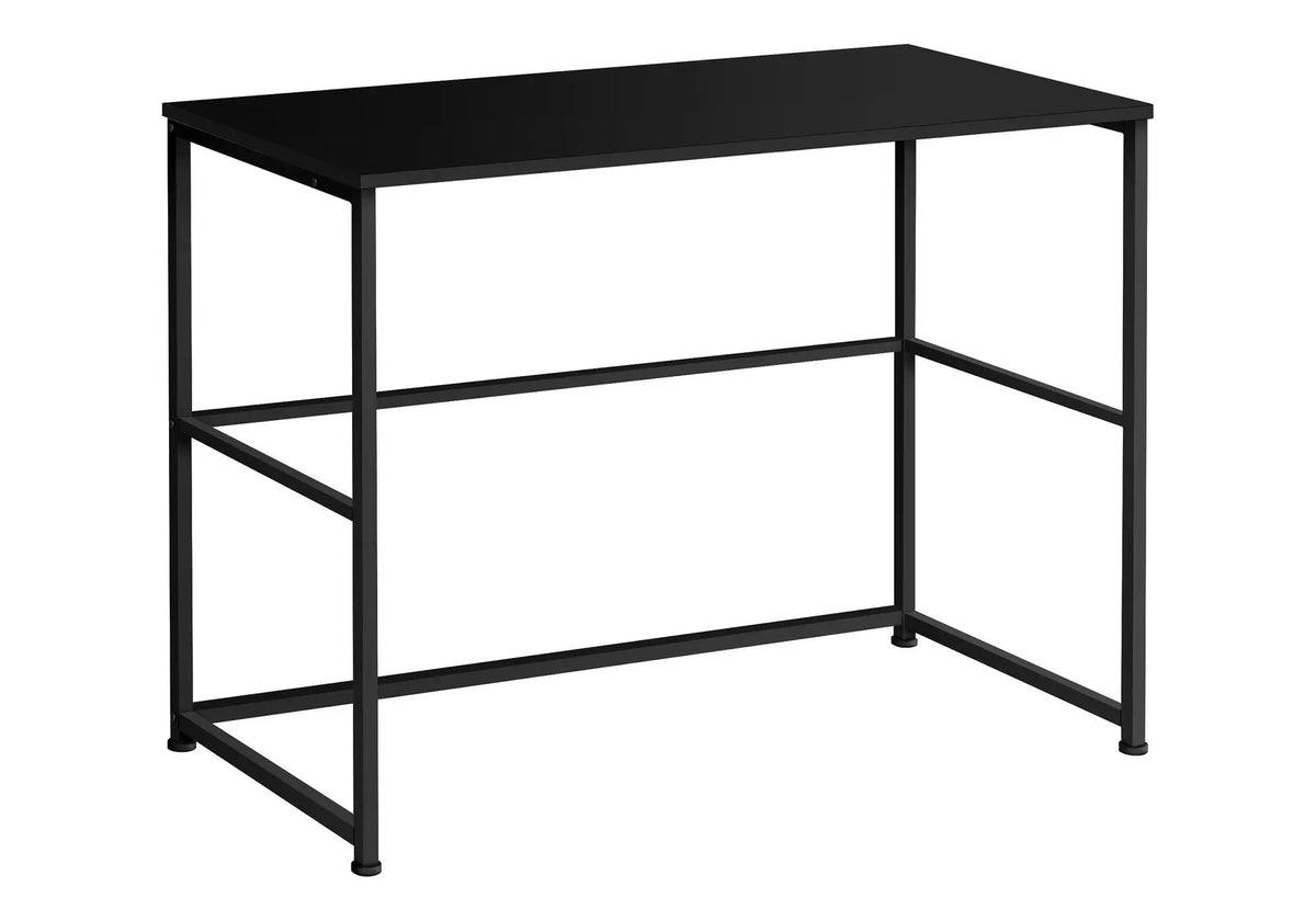 Computer Desk With Drawers | 40 Inch Width | Left Or Right Setup | Black Laminate Finish