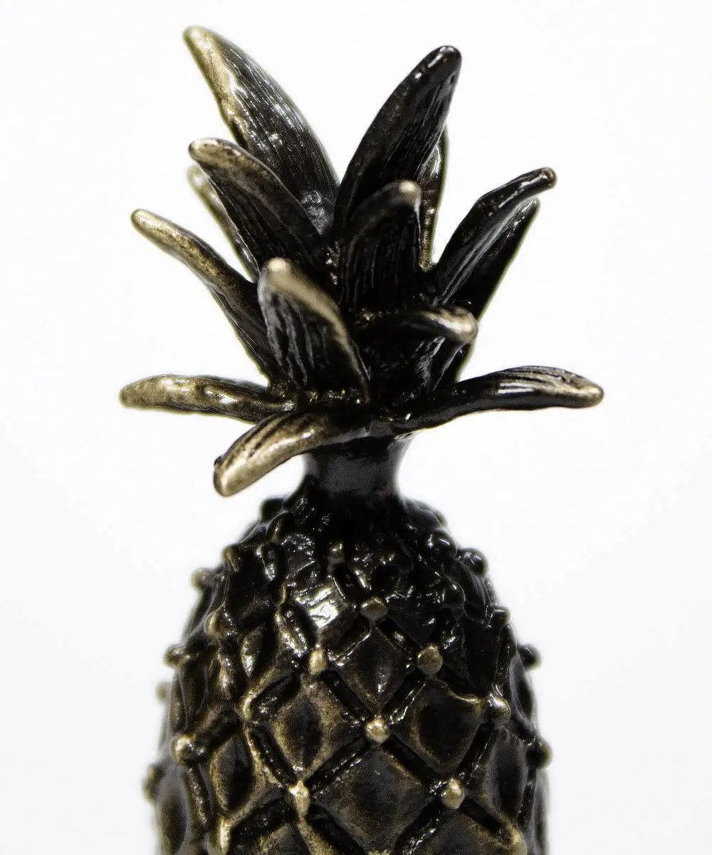 Tall Pineapple Lamp Finial | Antique Brass | Quarter Inch Thread | 2.5 Inch